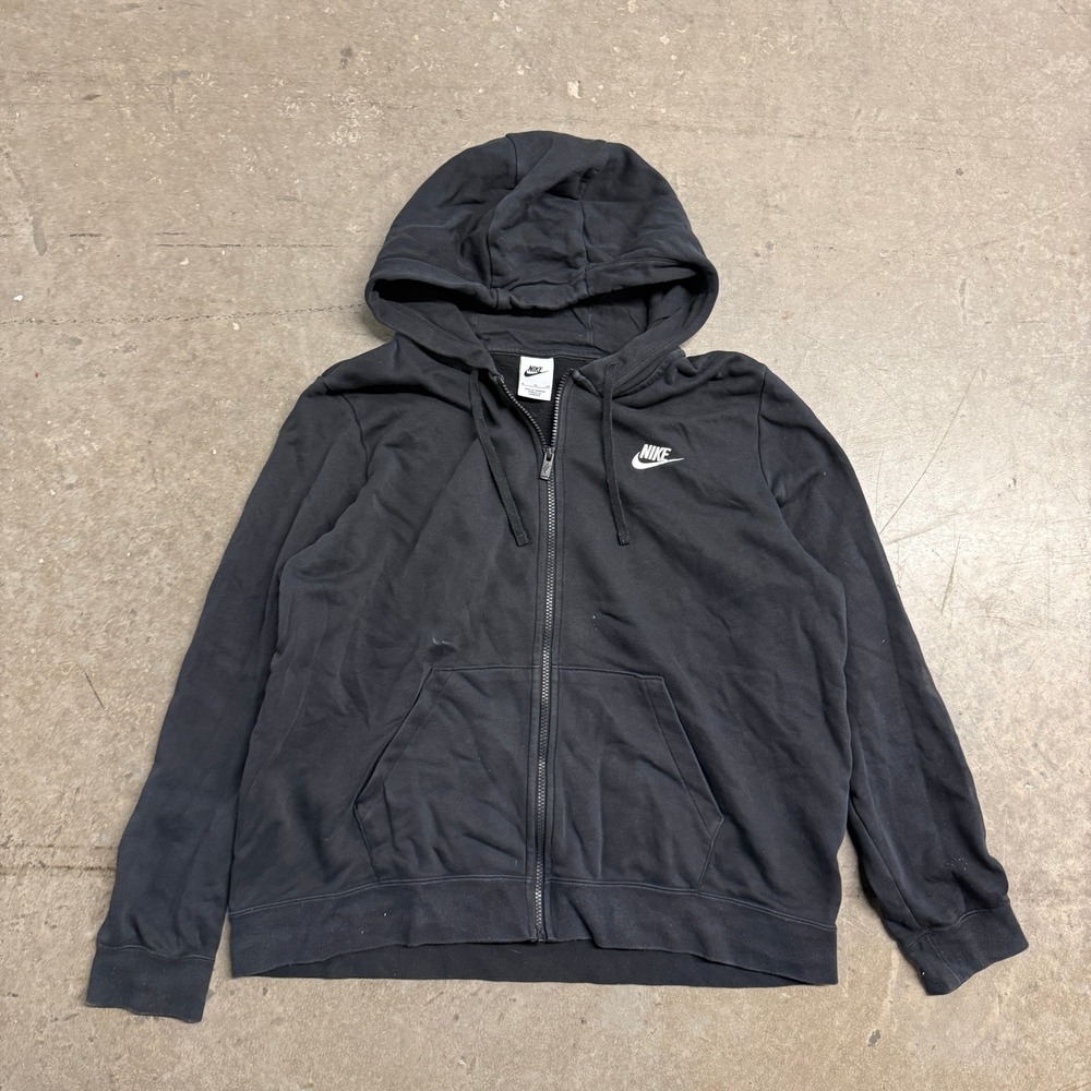 Nike Mens Sportswear Club Fleece Full‎ Zip Hoodie Black XL BV2648-010